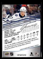 2026-27 Upper Deck Series 1 Hockey Young Guns Rookie #230 Simon Lundmark (2)