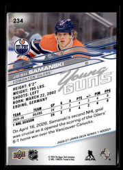 2026-27 Upper Deck Series 1 Hockey Young Guns Rookie #234 Josh Samanski (2)