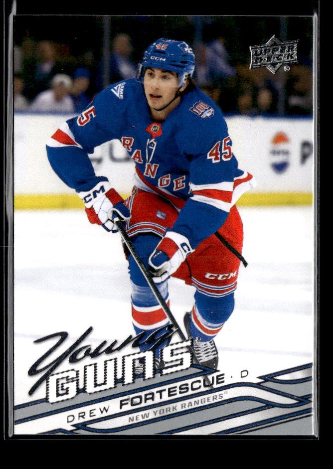 2026-27 Upper Deck Series 1 Hockey Young Guns Rookie #239 Drew Fortescue