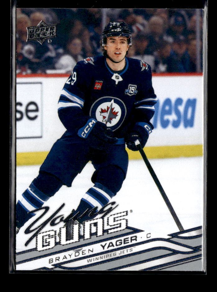 2026-27 Upper Deck Series 1 Hockey Young Guns Rookie #242 Brayden Yager