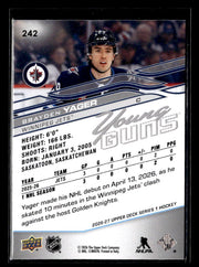 2026-27 Upper Deck Series 1 Hockey Young Guns Rookie #242 Brayden Yager (2)