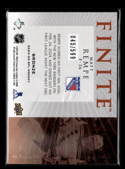2024-25 Upper Deck SPx Hockey Finite #046/359 Matt Rempe /599 (2)