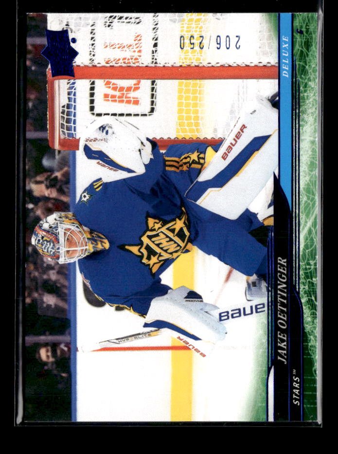 2024-25 Upper Deck Extended Series Hockey Deluxe #660 Jake Oettinger /250