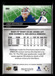 2024-25 Upper Deck Extended Series Hockey Deluxe #660 Jake Oettinger /250 (2)
