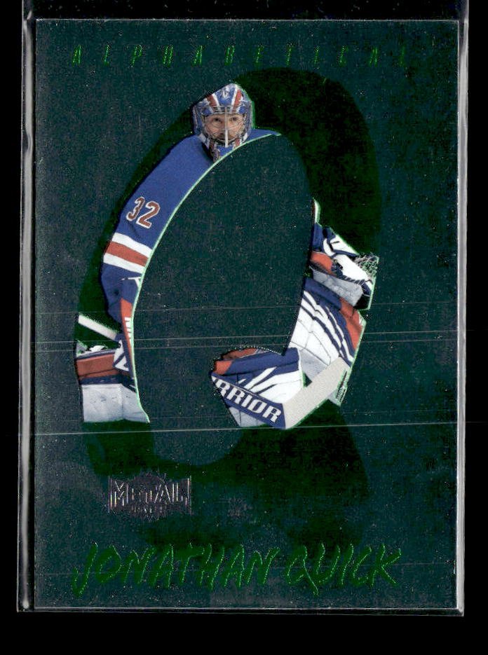 2024-25 Upper Deck Metal Universe Hockey Alphabetical #A-17 Jonathan Quick