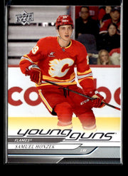 2024-25 Upper Deck Series 2 Hockey Young Guns Rookie #485 Samuel Honzek