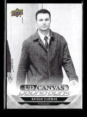 2024-25 Upper Deck Extended Series Young Guns Canvas B & W Nathan Clurman