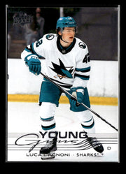 2025-26 Upper Deck Series 1 Hockey Young Guns Rookie #213 Luca Cagnoni