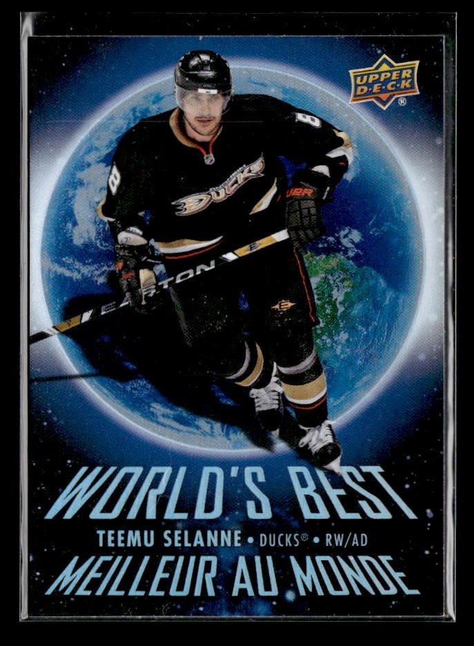 2023-24 Upper Deck Tim Hortons Hockey World's Best #WB-4 Teemu Selanne