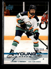 2025-26 Upper Deck PWHL Hockey Young Guns Deluxe Rookie #57 Casey O'Brien /250