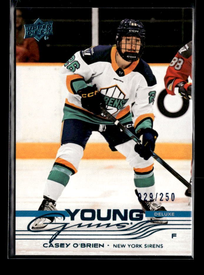 2025-26 Upper Deck PWHL Hockey Young Guns Deluxe Rookie #57 Casey O'Brien /250