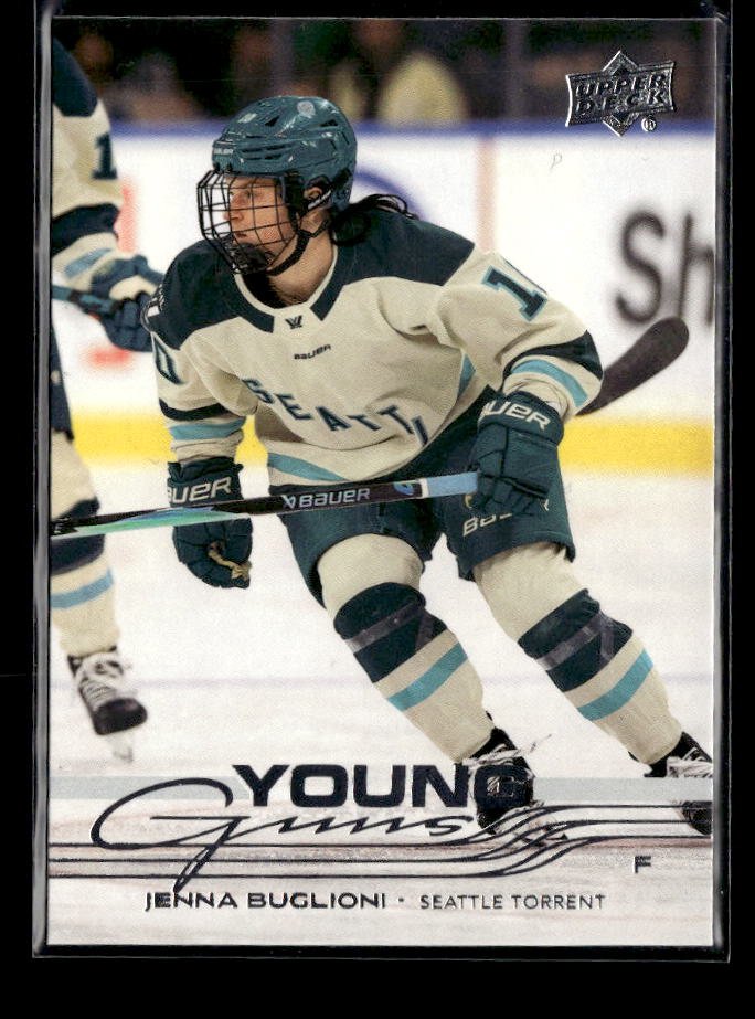 2025-26 Upper Deck PWHL Hockey Young Guns #54 Jenna Buglioni RC