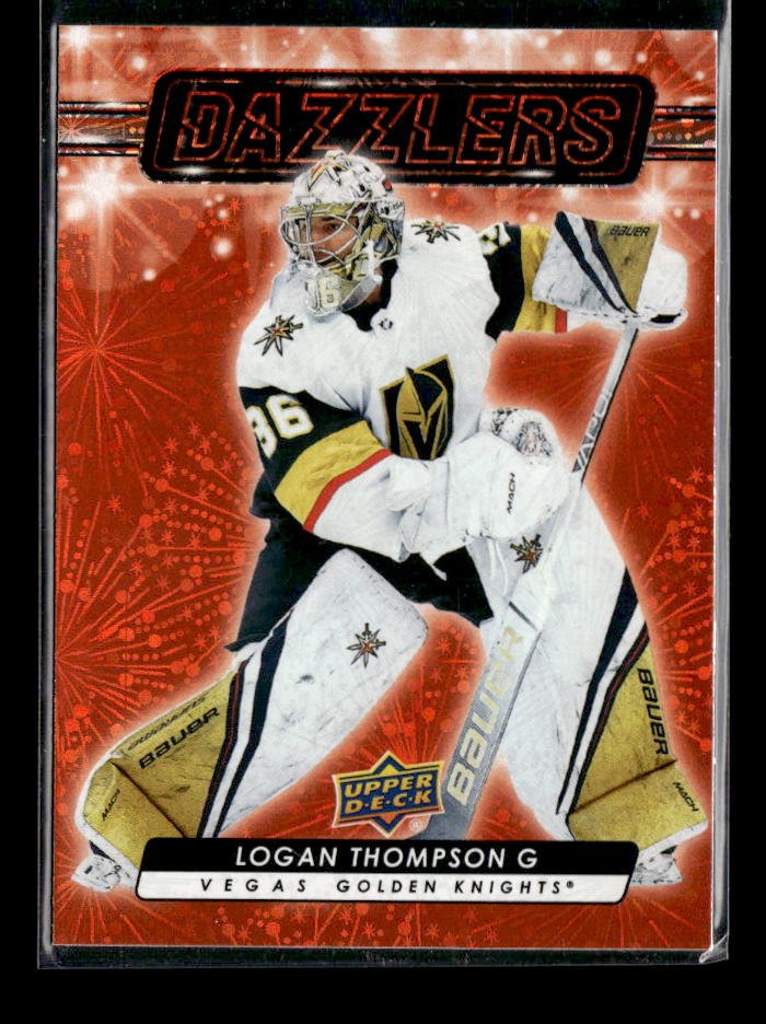 2023-24 Upper Deck Series 2 Orange Dazzlers #DZ-99 Logan Thompson