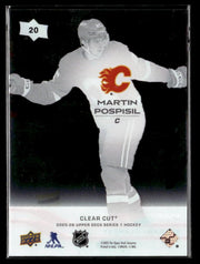 2025-26 Upper Deck Series 1 Hockey Clear Cut #20 Martin Pospisil (2)