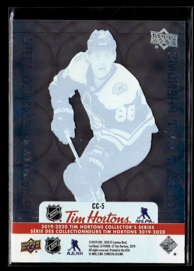 2019-20 Upper Deck Tim Hortons Clear Cut Phenoms #CC-5 David Pastrnak (2)