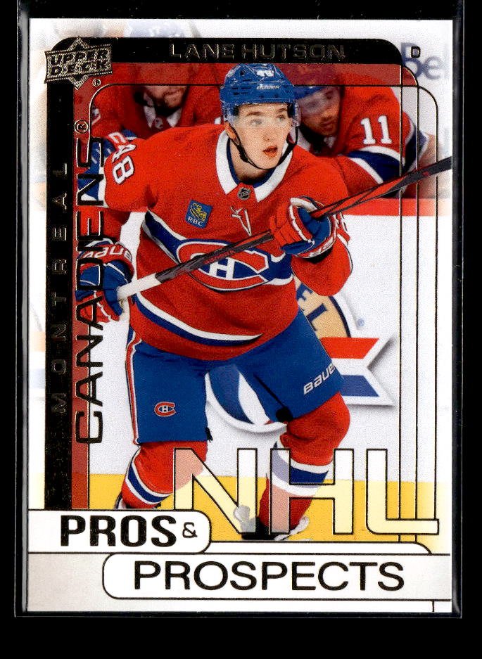 2024-25 Upper Deck Extended Series Pros & Prospects Gold Lane Hutson