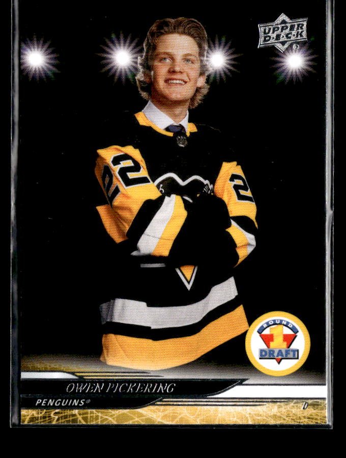 2024-25 Upper Deck Extended Series Hockey 1st Round Rookie Owen Pickering RC