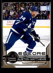 2024-25 Upper Deck Extended Series Hockey Encore Gold #E-17 Auston Matthews