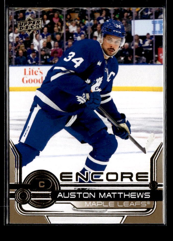 2024-25 Upper Deck Extended Series Hockey Encore Gold #E-17 Auston Matthews