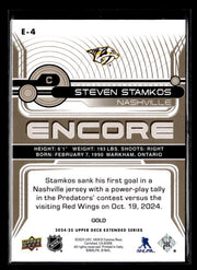 2024-25 Upper Deck Extended Series Hockey Encore Gold #E-4 Steven Stamkos (2)