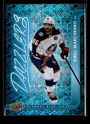 2024-25 Upper Deck Extended Series Hockey Dazzlers Blue Kirill Marchenko