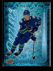 2024-25 Upper Deck Extended Series Hockey Dazzlers Blue Jonathan Lekkerimaki
