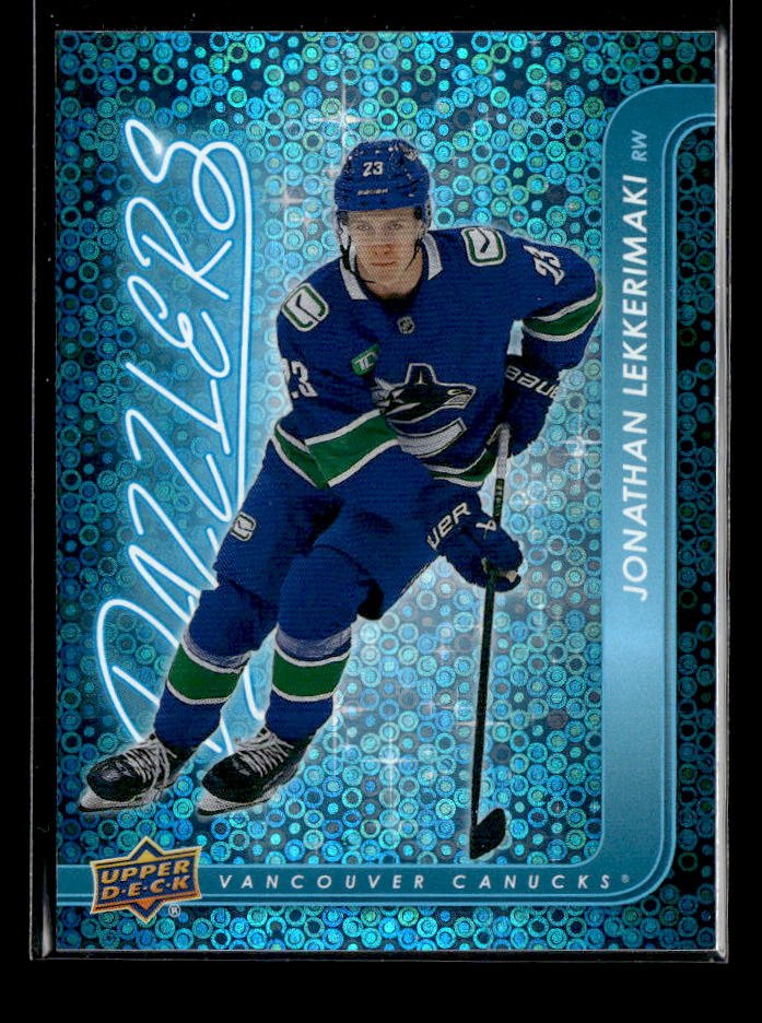 2024-25 Upper Deck Extended Series Hockey Dazzlers Blue Jonathan Lekkerimaki