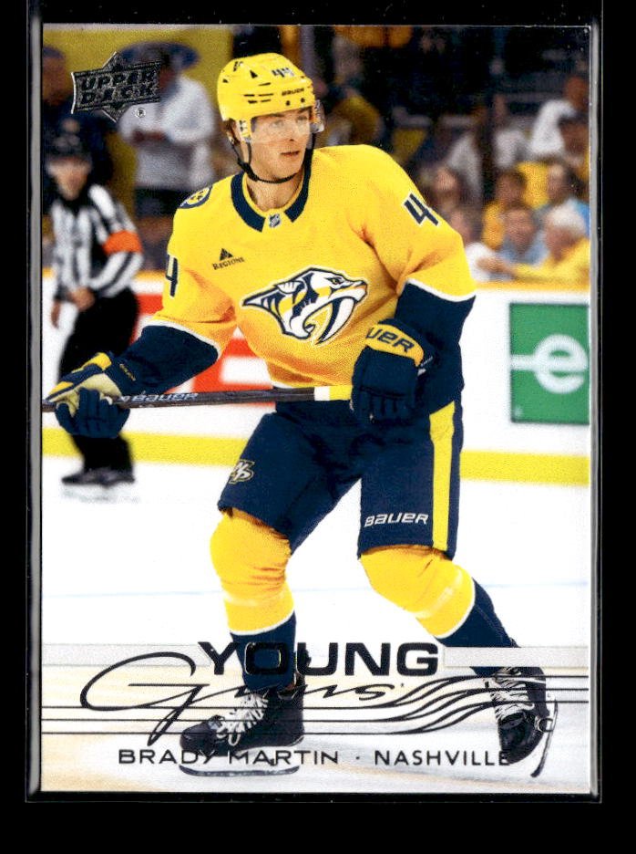 2025-26 Upper Deck Series 2 Hockey Young Guns Rookie #460 Brady Martin