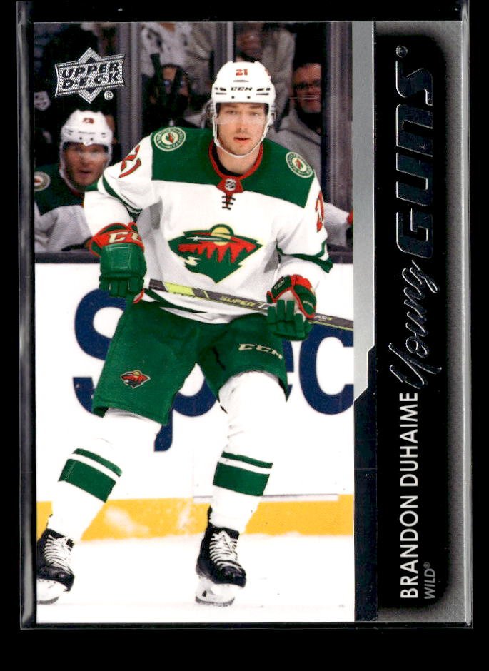 2021-22 Upper Deck Series 2 Hockey Young Guns Rookie #474 Brandon Duhaime