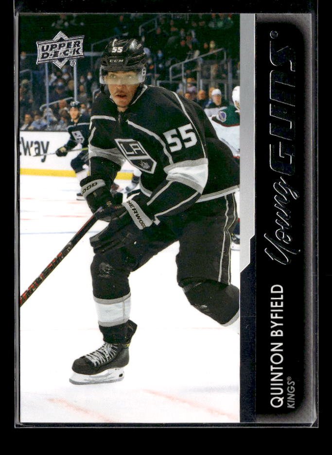 2021-22 Upper Deck Series 2 Hockey Young Guns Rookie #488 Quinton Byfield