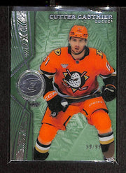 2025-26 Upper Deck Ice Hockey Green Rookie #1 Cutter Gauthier /99