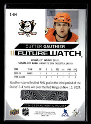 2024-25 Upper Deck SP Authentic Hockey Spectrum FX Rookie #S-84 Cutter Gauthier (2)