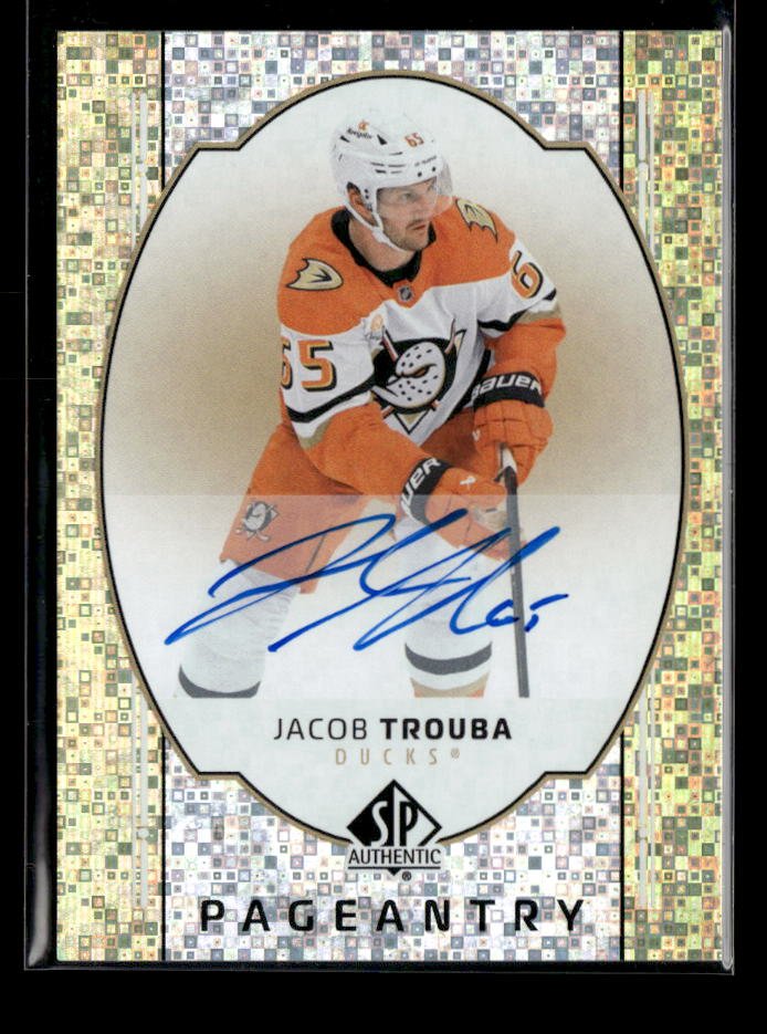 2025-26 Upper Deck SP Authentic Hockey Pageantry AUTO #P-49 Jacob Trouba