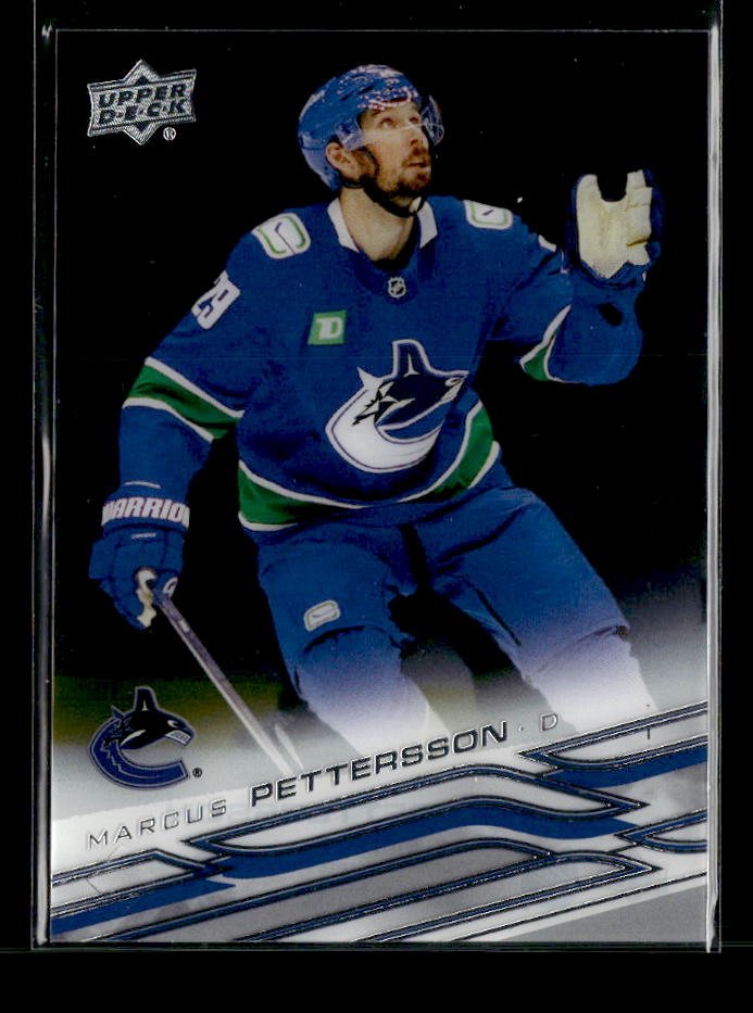 2026-27 Upper Deck Series 1 Hockey Clear Cut #175 Marcus Pettersson