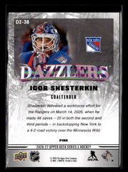 2026-27 Upper Deck Series 1 Hockey Dazzlers Pink #DZ-38 Igor Shesterkin (2)
