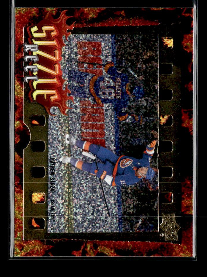 2026-27 Upper Deck Series 1 Hockey Sizzle Reel Speckle #SR-10 Mathew Barzal