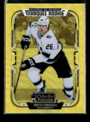 2025-26 O-Pee-Chee Platinum Marquee Rookie Neon Yellow Surge Dmitri Simashev