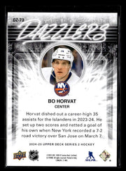 2015-16 Upper Deck Series 1 Hockey Dazzlers Red Bo Horvat (2)