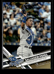 2017 Topps Series 1 Baseball Gold #469 Salvador Perez /2017