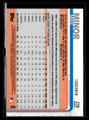 2019 Topps Series 1 Baseball Gold #218 Mike Minor /2019 (2)