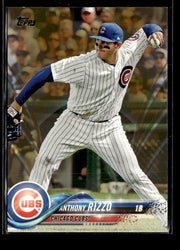 2018 Topps Series 1 Baseball Gold #50 Anthony Rizzo /2018