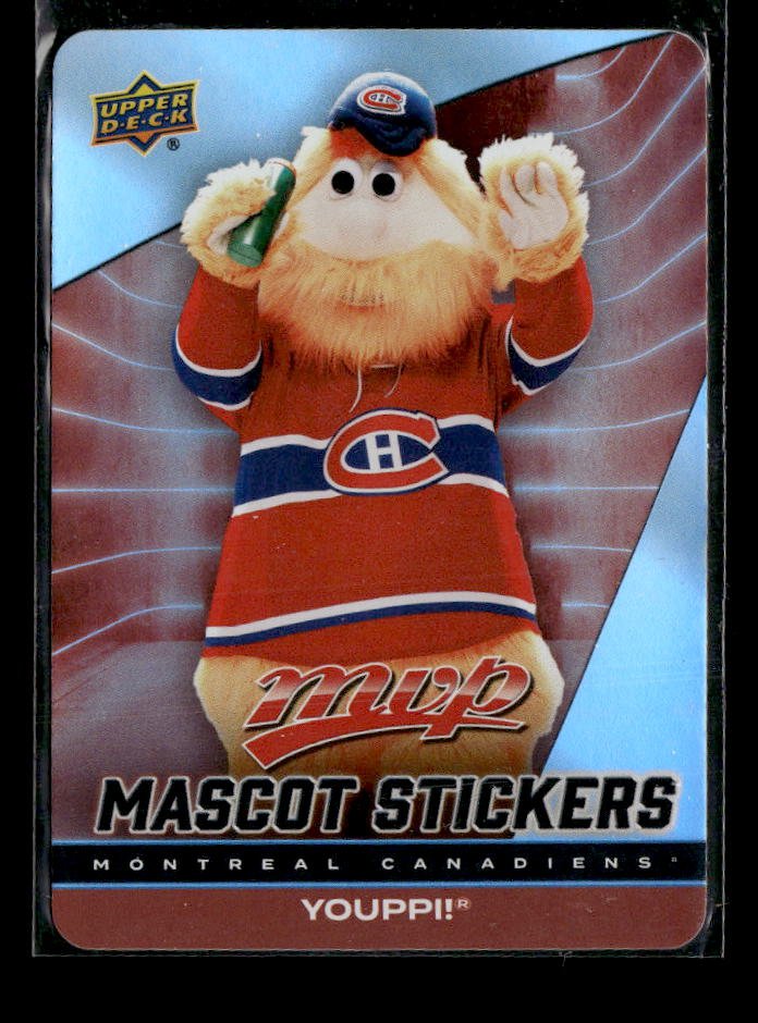 2025-26 Upper Deck MVP Hockey Mascot Stickers #MS-14 Youppi!