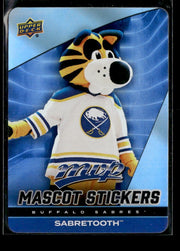2025-26 Upper Deck MVP Hockey Mascot Stickers #MS-3 Sabretooth