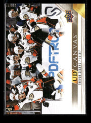 2022-23 Upper Deck Series 2 Hockey Canvas Trevor Zegras