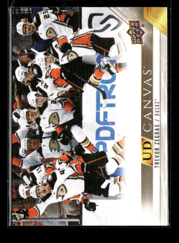 2022-23 Upper Deck Series 2 Hockey Canvas Trevor Zegras