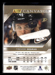 2022-23 Upper Deck Series 2 Hockey Canvas Trevor Zegras (2)