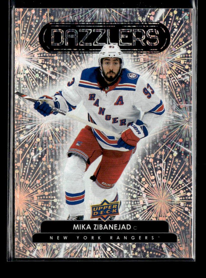 2022-23 Upper Deck Series 1 Orange Dazzlers #DZ-45 Mika Zibanejad