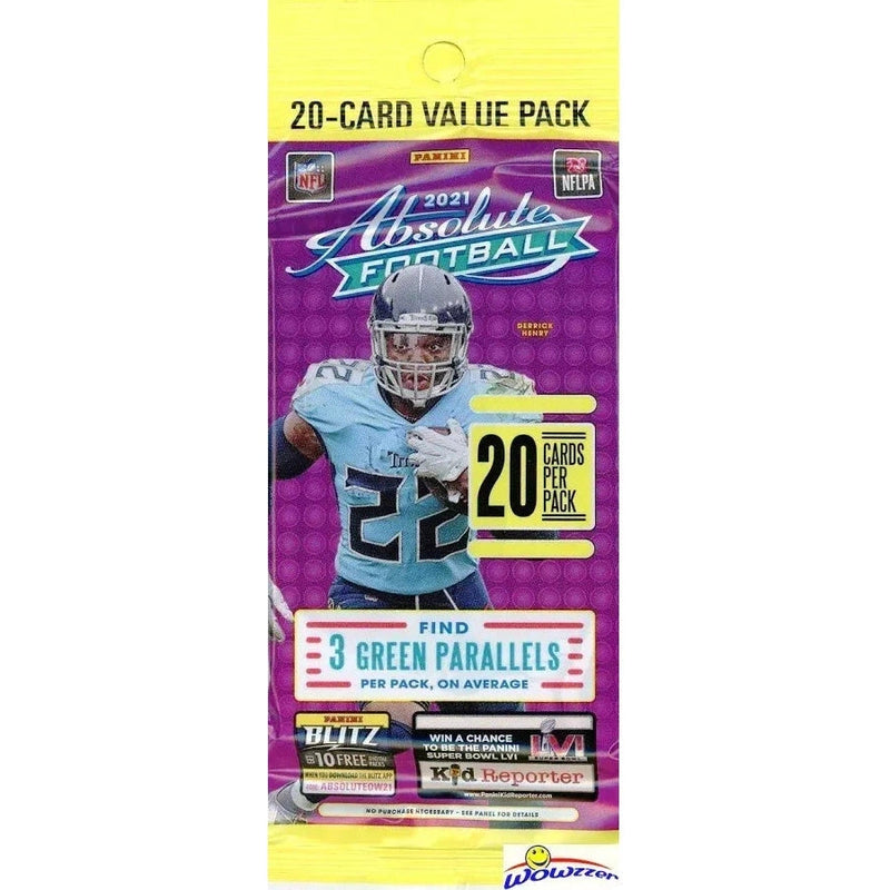 2021 Panini Absolute Football Value Pack