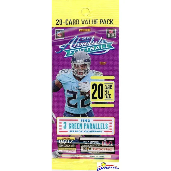 2021 Panini Absolute Football Value Pack