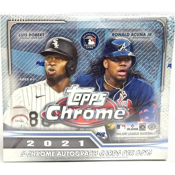 2021 Topps Chrome Baseball Hobby Jumbo Box